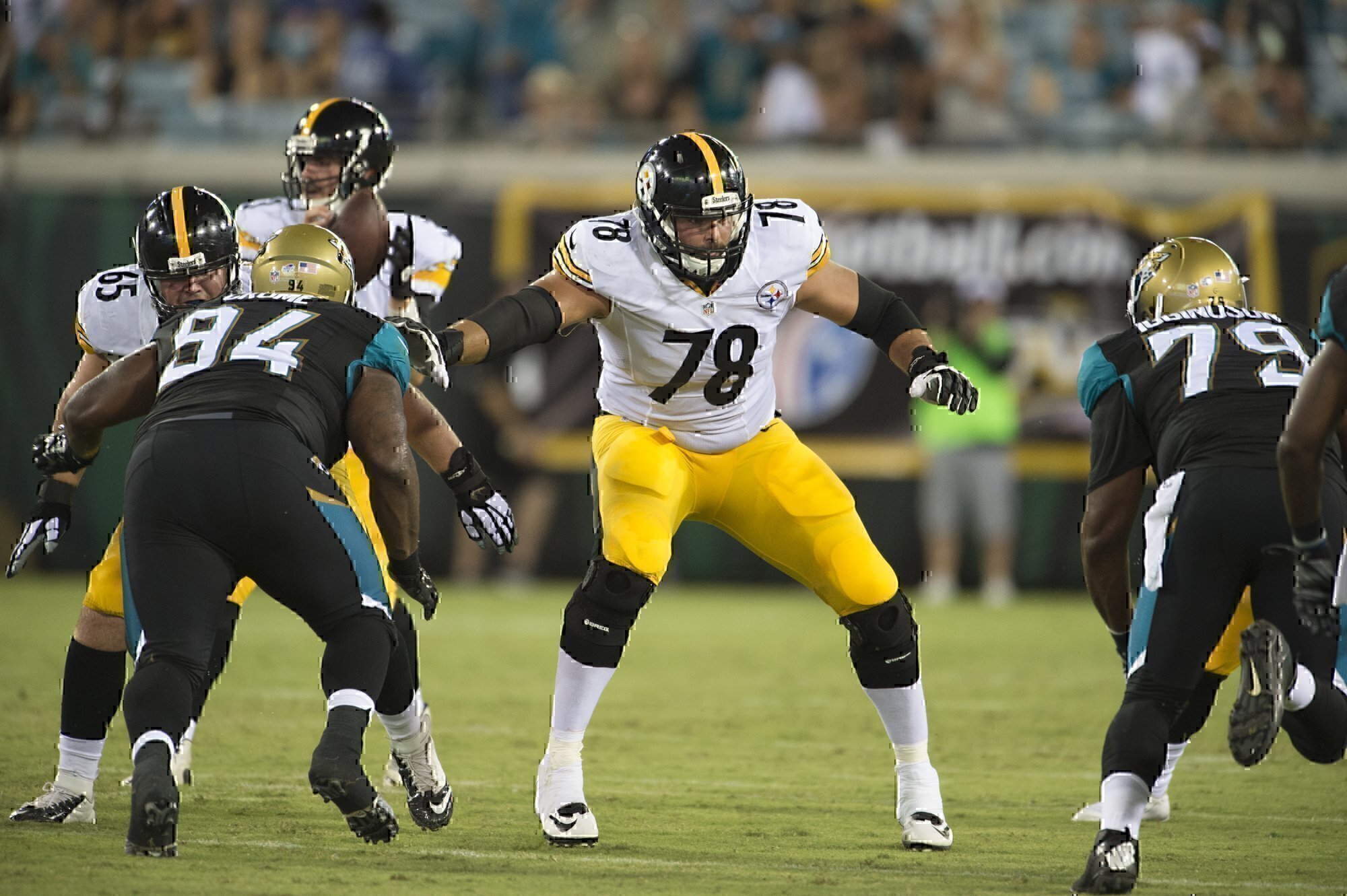 Alejandro Villanueva, an army veteran who played for the Pittsburgh Steelers