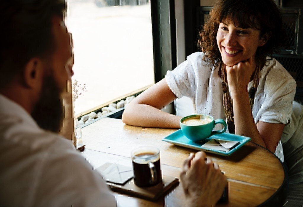 interview together at a table