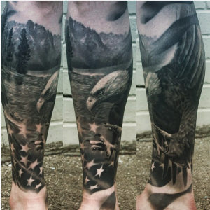 America Military Patriotic Tattoo 6