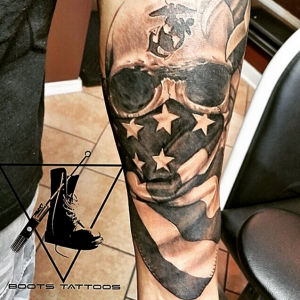 America Military Patriotic Tattoo 12