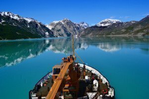 SPAR transiting glacier bay