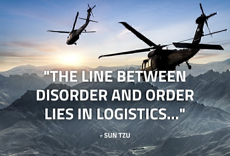 helo, logistics, sun tzu, military quotes