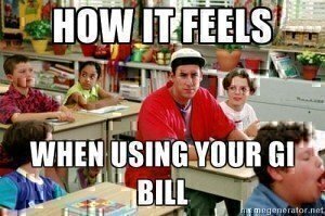 GI Bill meme