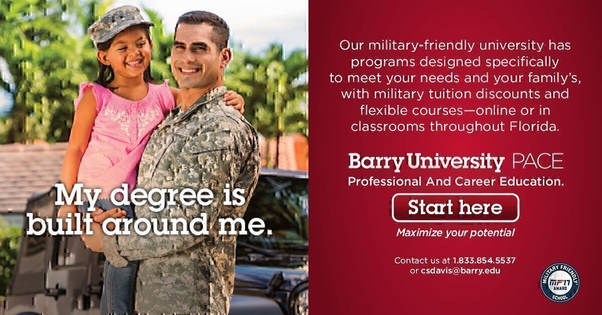 barry university pace schools for veterans