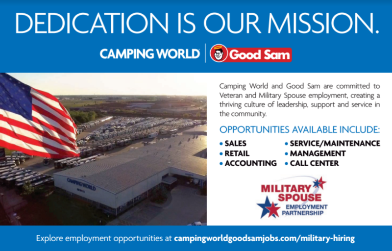 Camping World Jobs for Veterans G.I. Jobs
