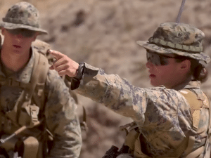 Female Infantry Officer