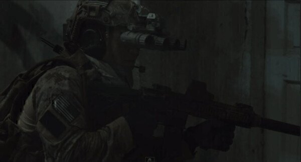 special operator with night vision goggles