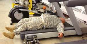 working out