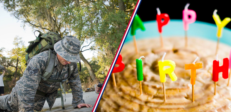 birthday in the military