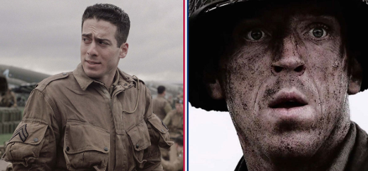 band of brothers characters in action close up