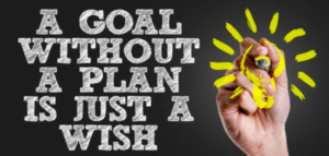 a goal without a plan is just a wish