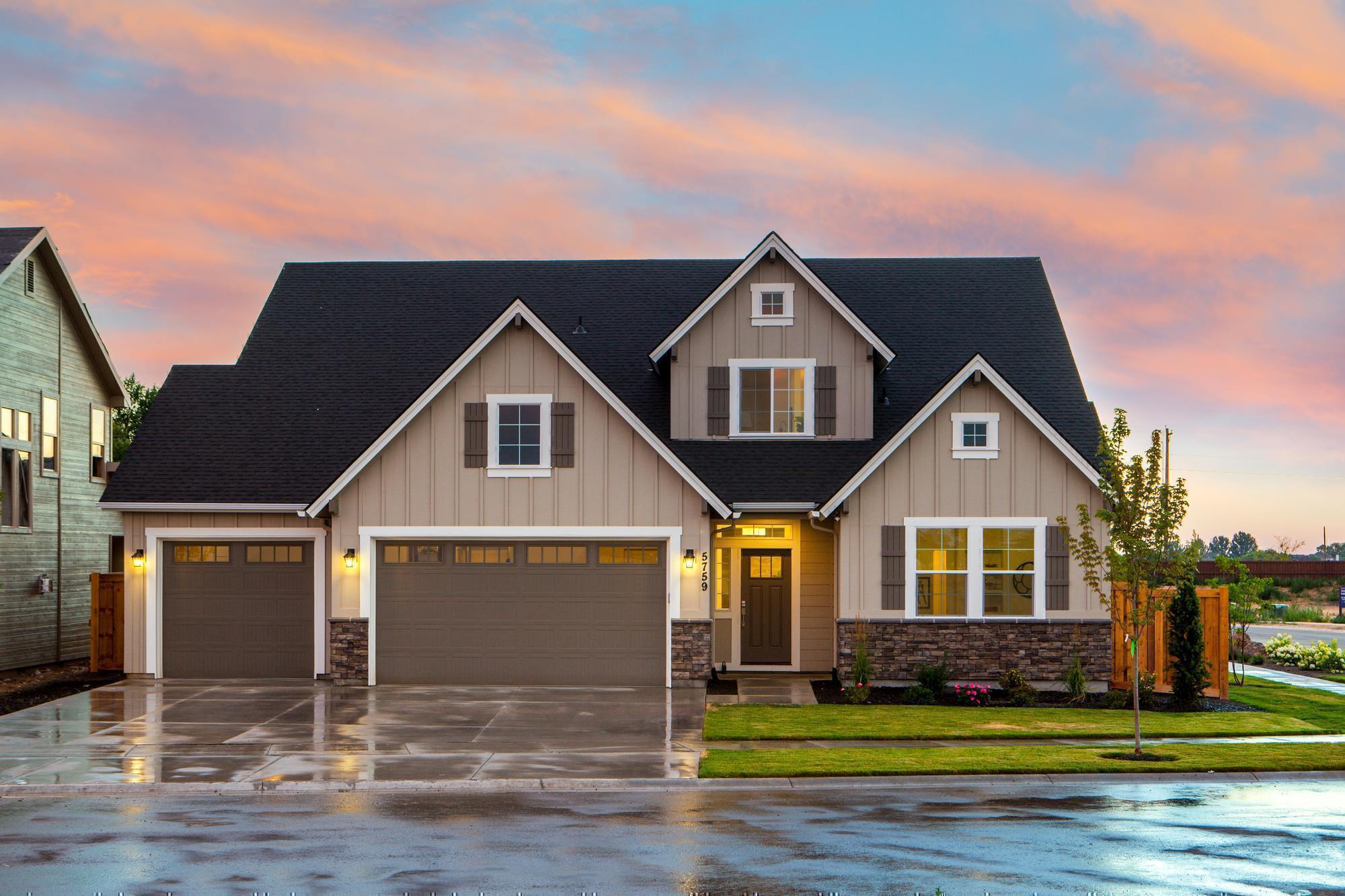 A suburban house