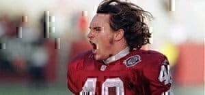 a picture of pat tilman playing football