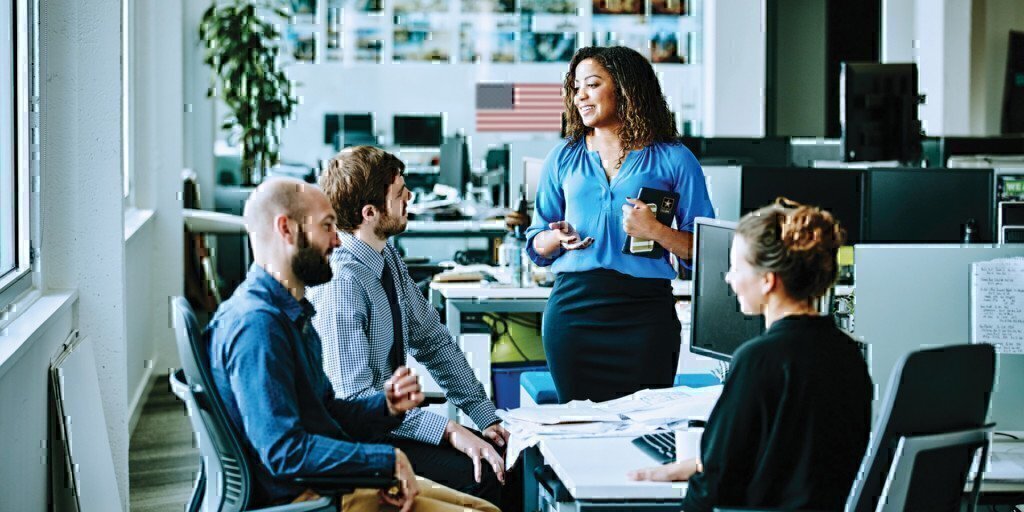 verizon stock image of a meeting