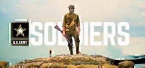 us army soldier re-enacting world war i