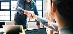 interview hand shake