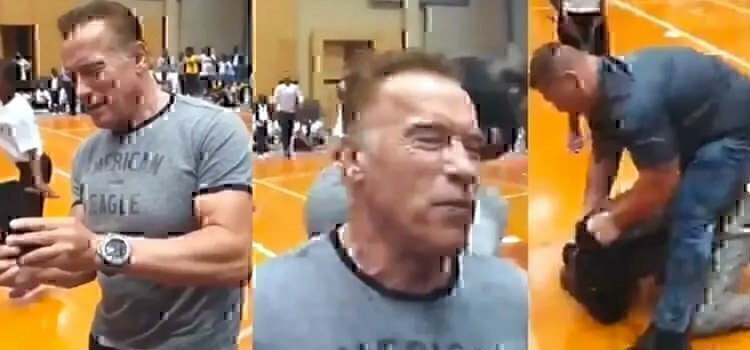 Arnold-Schwarzenegger-gets-drop-kicked