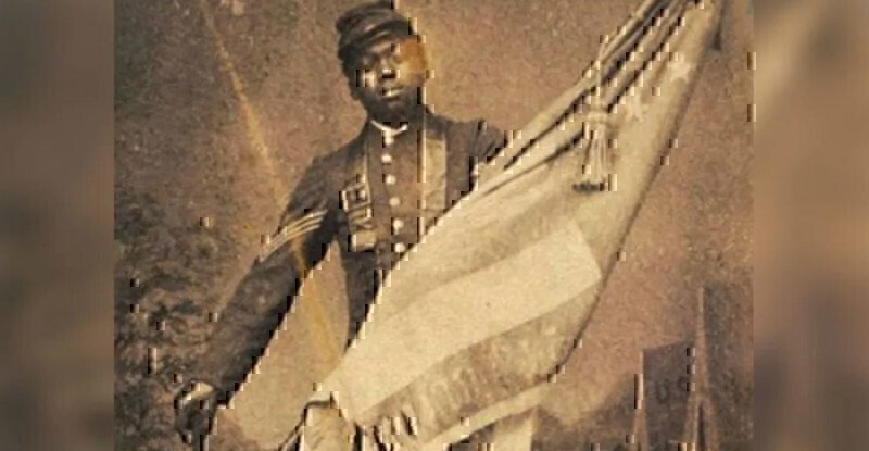 william-carney-holding-flag