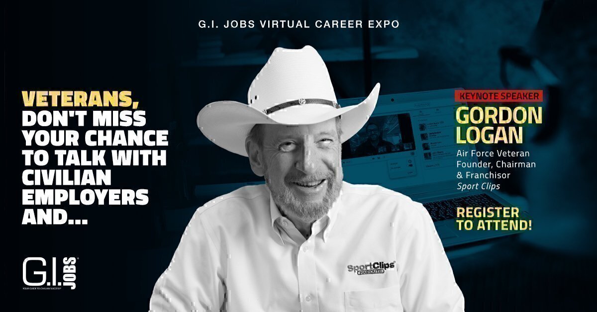 G.I. Jobs Virtual Career Expo featuring Gordon Logan