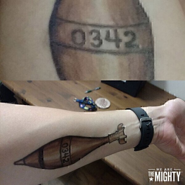 bad military tattoo