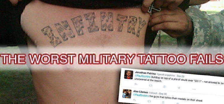 13 of the Worst Tattoos in the Military