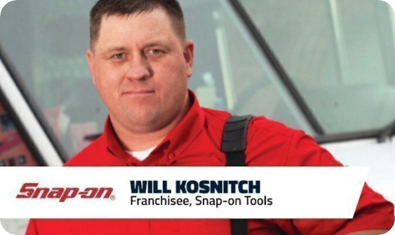 Will Kosnitch Snap-on Franchisee