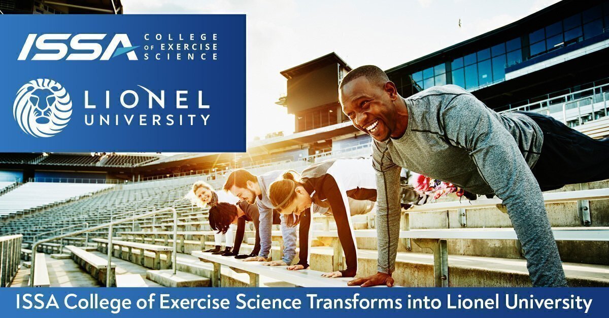 The ISSA College of Exercise Science is Now Lionel University, a Designated Military Friendly® School