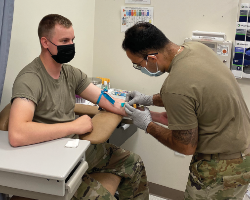 Military Healthcare professionals working for the VA